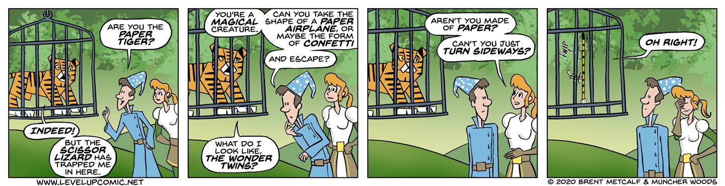 Tiger, Tiger, locked up tight…