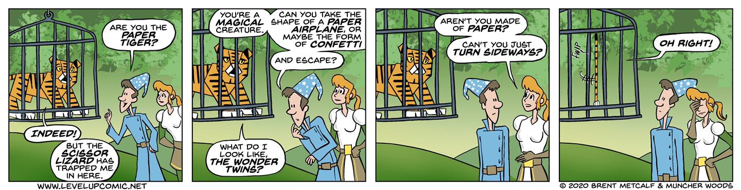 Tiger, Tiger, locked up tight…